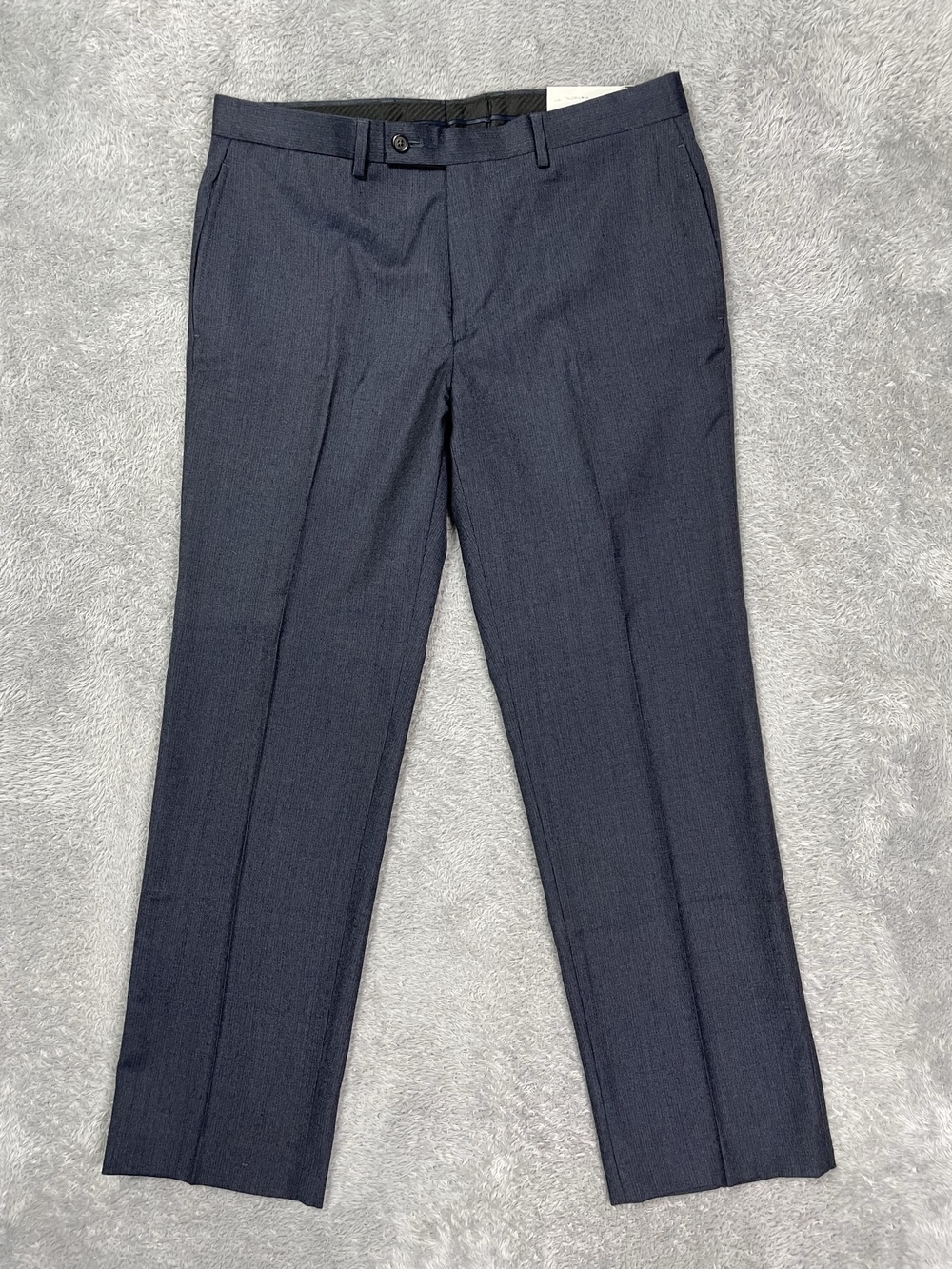 Lauren Ralph Lauren Dress Pants Mens 34x30 Blue Regular Fit Wool Flat Front NWT